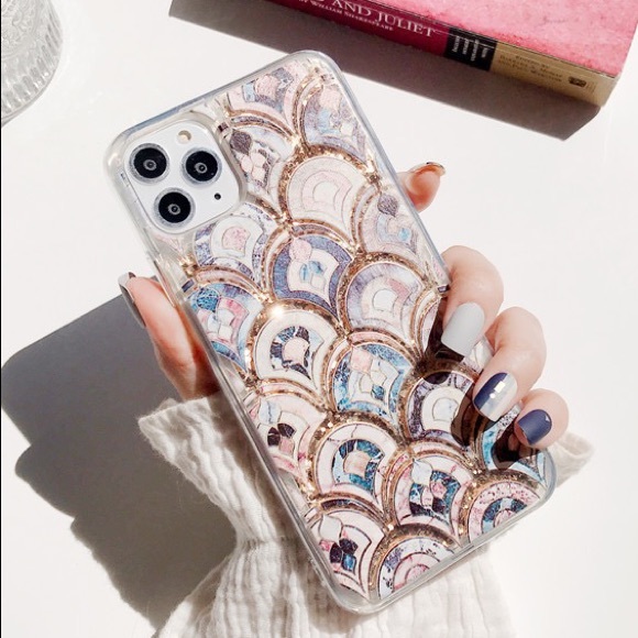 🆕 Sparkling Flow Glitter Mermaid iPhone Case - Picture 2 of 7